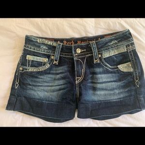 Rock Revival Fleur De Lis Jean Shorts
